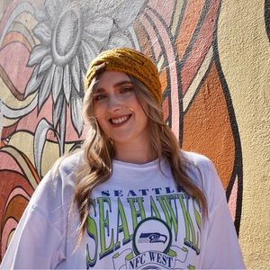 🍁 MUST HAVE🍁 C.C Sherpa Cable Knit Headband - Mustard